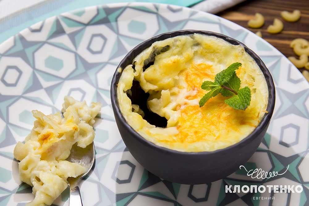 Мак энд чиз - рецепт макаронной запеканки от Евгения Клопотенко